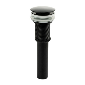 Верхняя часть сифона-автомата на раковину  цвет черный MAGNUS